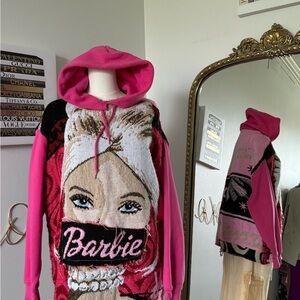 Barbie Pink Graphic Hoodie